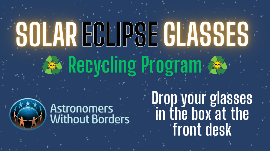 Recycle your solar eclipse glasses