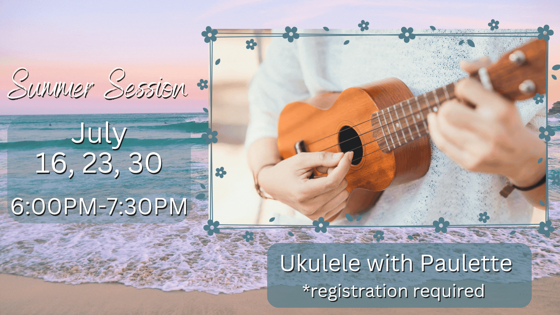 summer 2025 ukulele classes