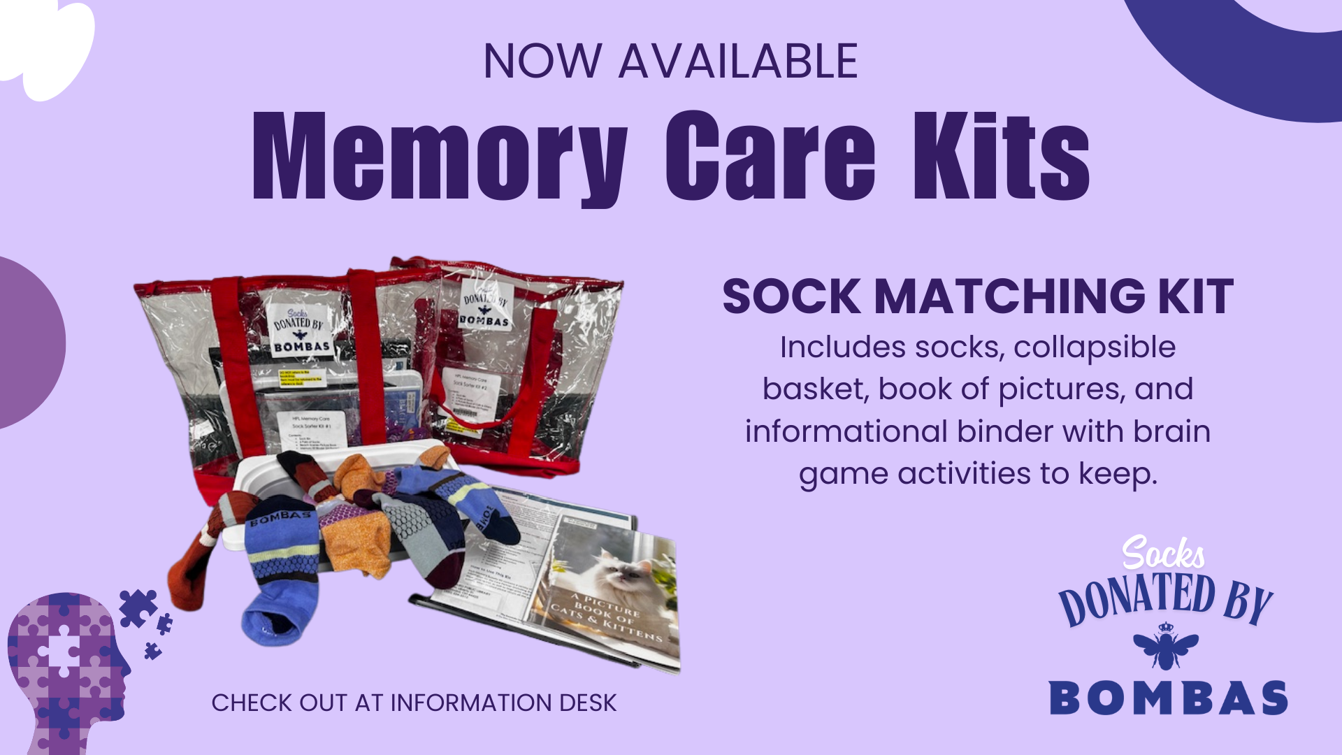 Sock matching memory care kit.