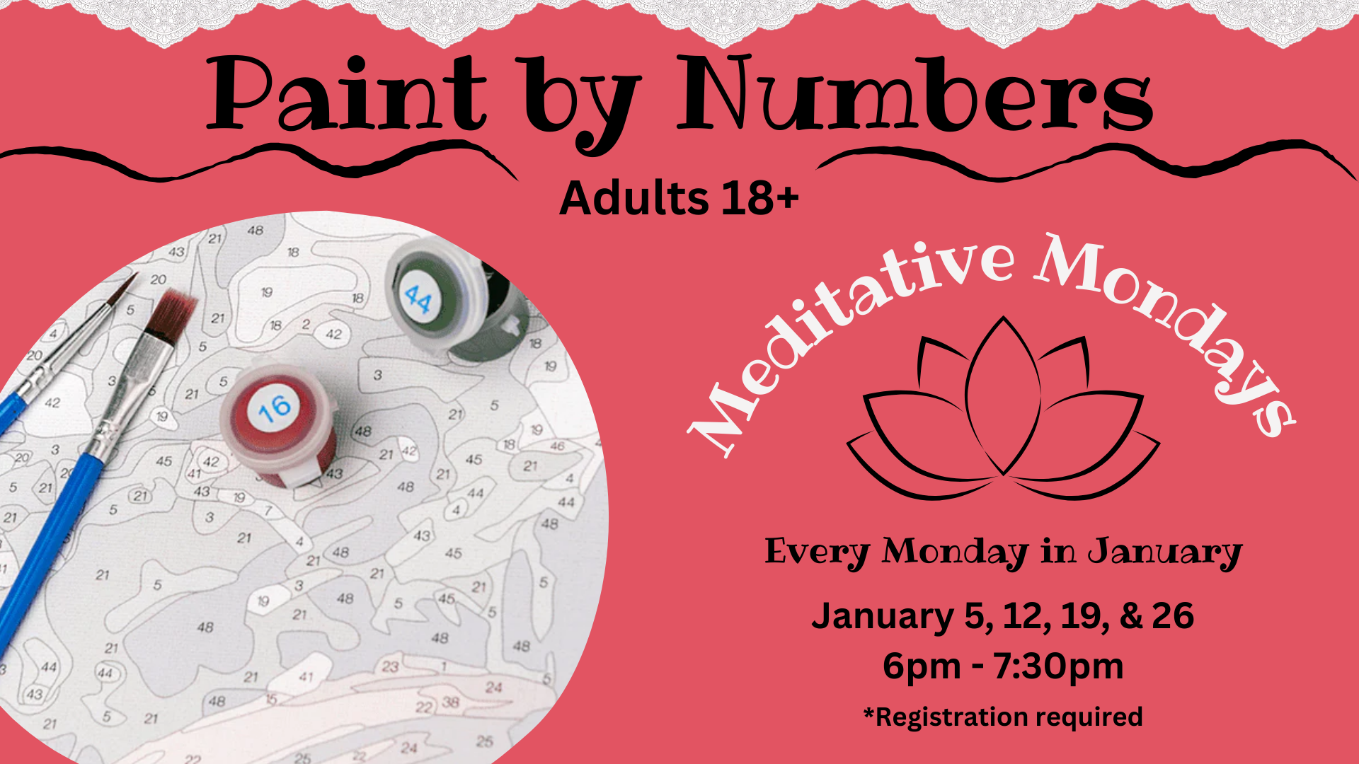 Meditative Mondays in January 2026.