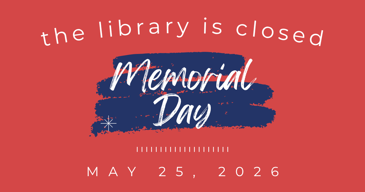 Closed memorial day.