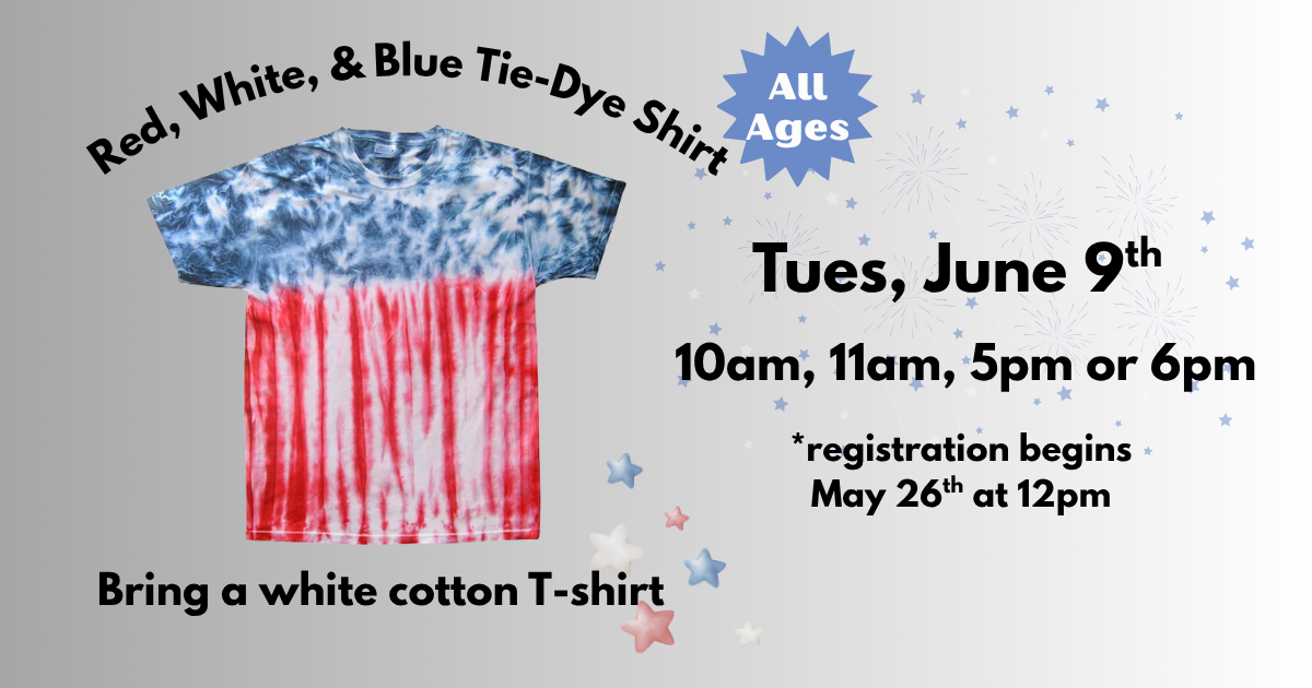 Tie-dye shirt activity.