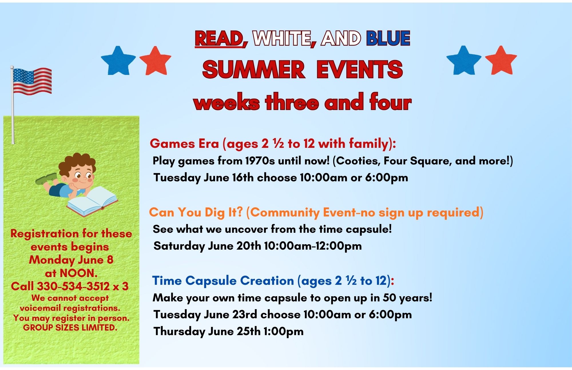 Summer Reading Weeks 3&4