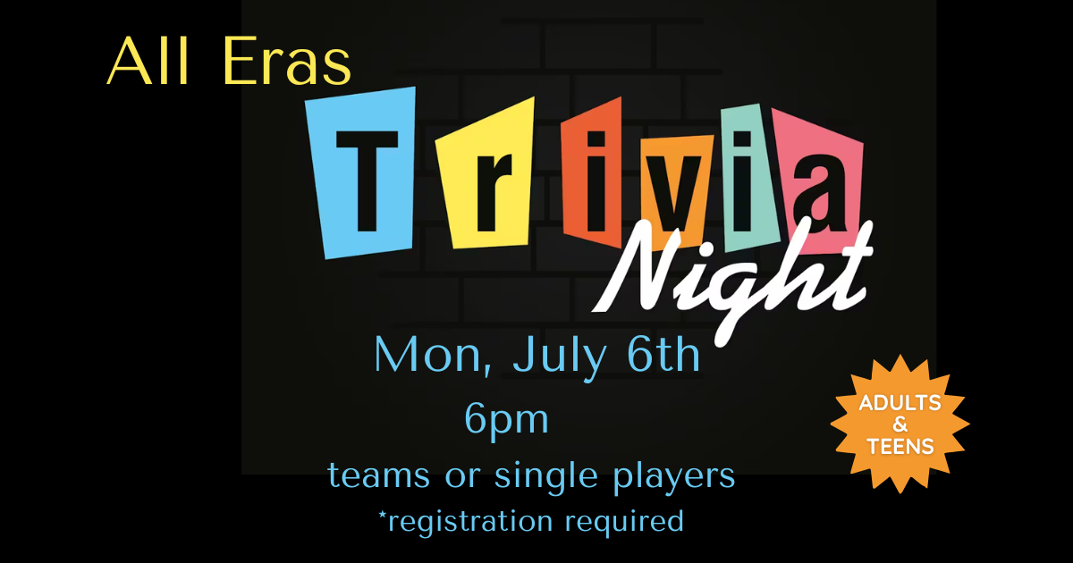 Eras Trivia Night.