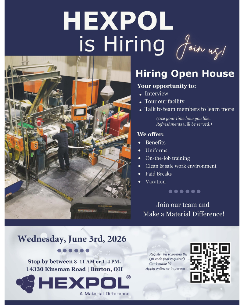 Hexpol is hiring.