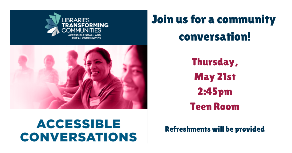 Community conversation for grant.