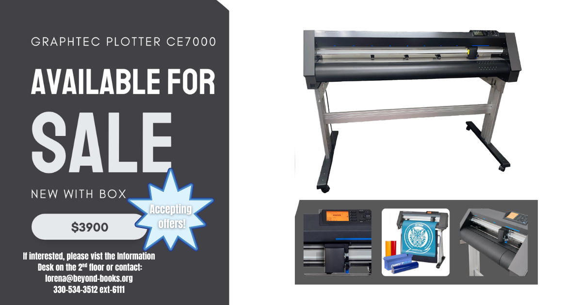 Graphtec plotter for sale.