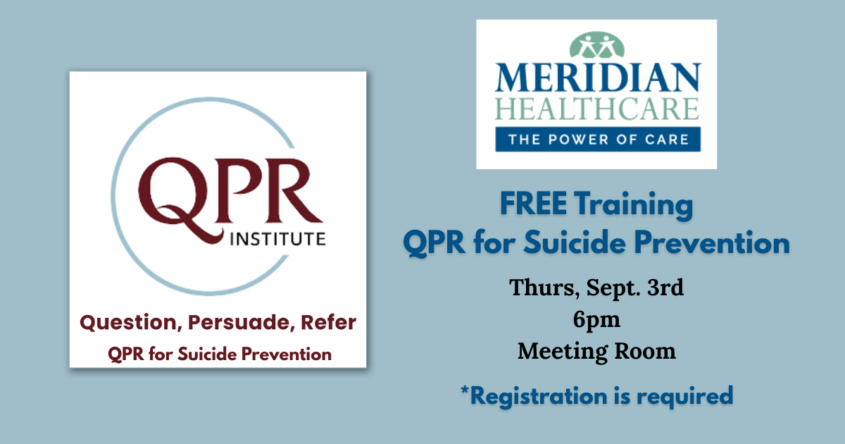 QPR for suicide prevention training. 