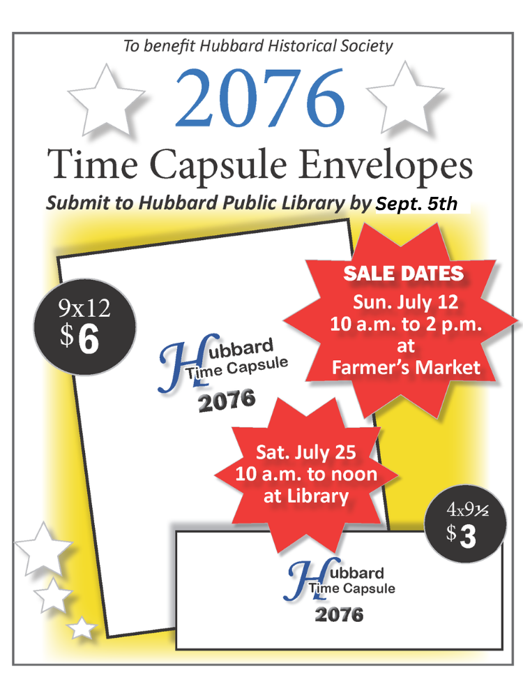 time capsule envelopes for sale.