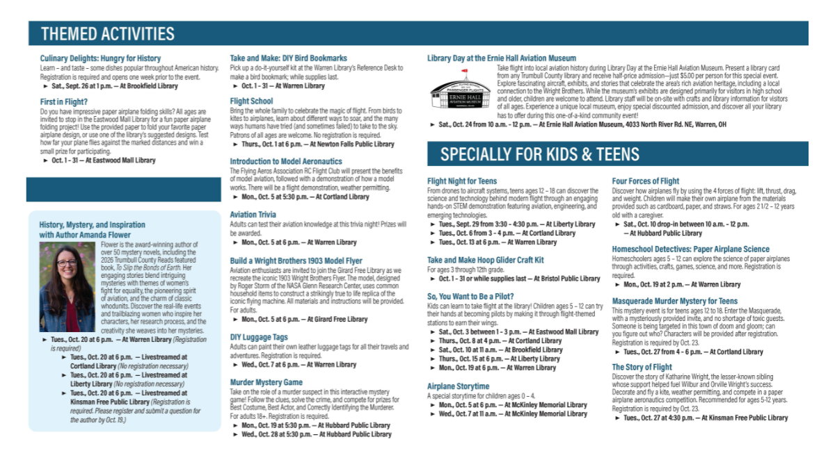 Trumbull County Reads 2026 events.