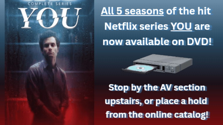 YOU DVD series new to our shelves.