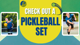 Check out a pickleball set
