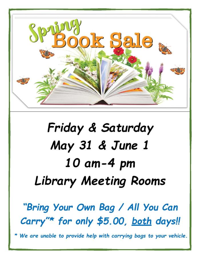 Spring Book Sale 2024