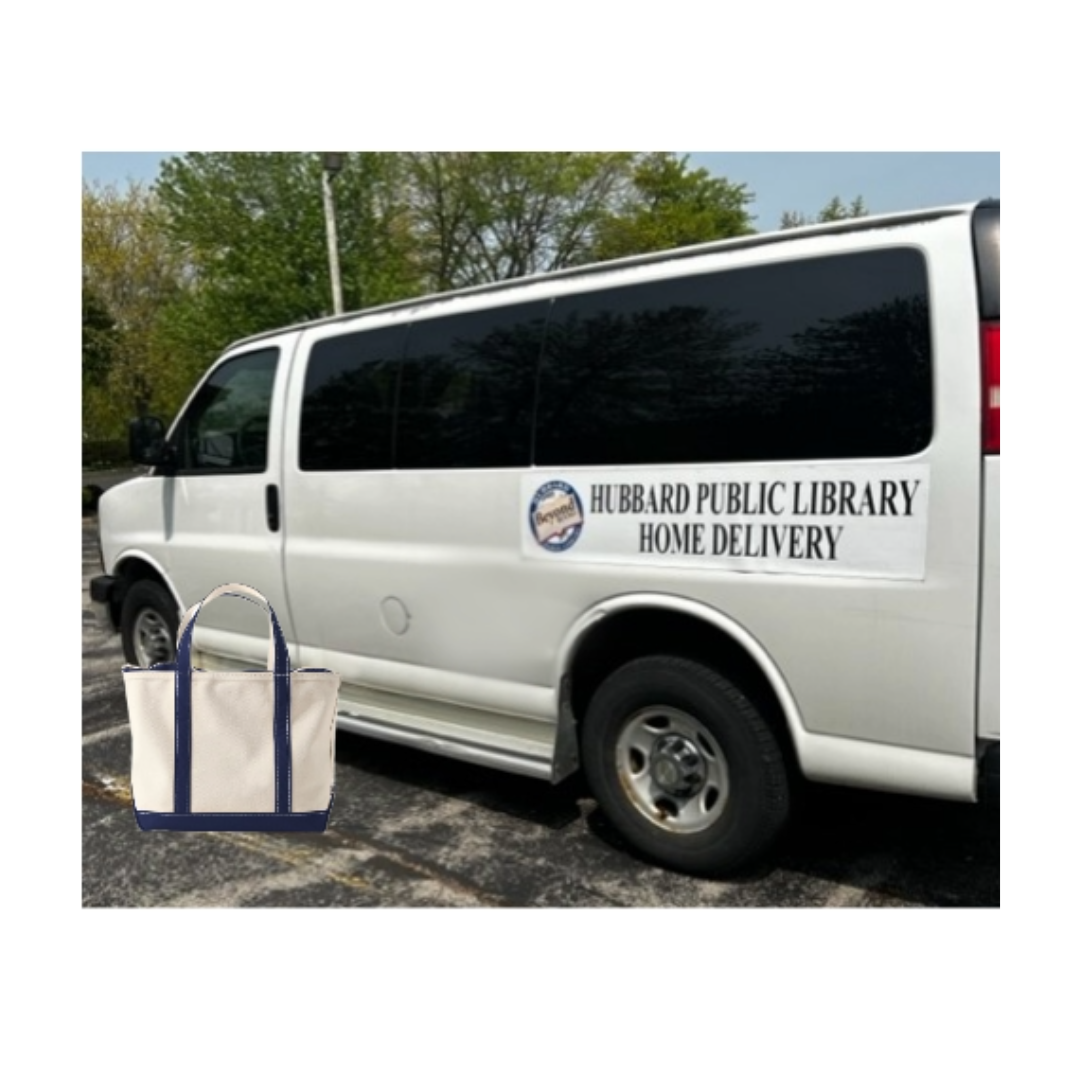 Hubbard public library delivery van