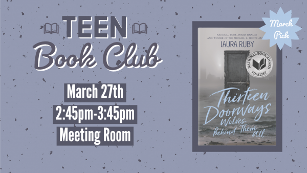 March 2023 Teen Book Club